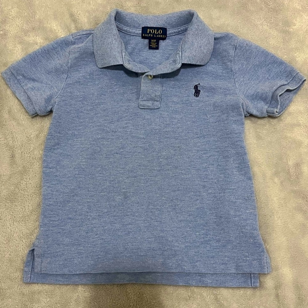Polo by Ralph Lauren. Sky blue. Size 3T
